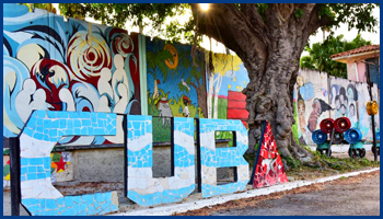 Muraleando Cuba sign